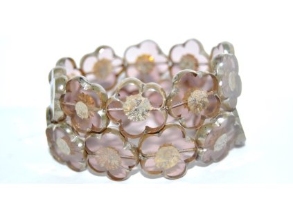 Table cut beads-Hibiscus 20mm