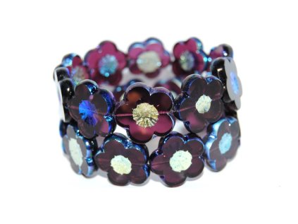 Table cut beads-Hibiscus 20mm