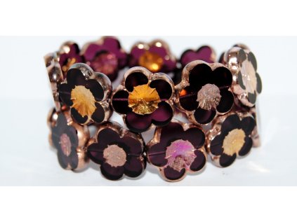 Table cut beads-Hibiscus 20mm