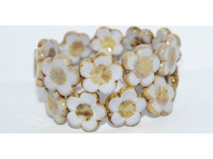 Table cut beads-Hibiscus 20mm