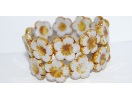 Table cut beads-Hibiscus 20mm