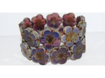 Table cut beads-Hibiscus 20mm