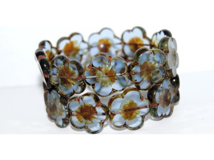 Table cut beads-Hibiscus 20mm