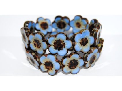 Table cut beads-Hibiscus 20mm