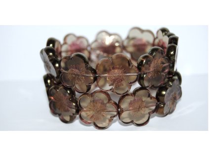 Table cut beads-Hibiscus 20mm