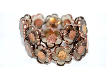 Table cut beads-Hibiscus 20mm