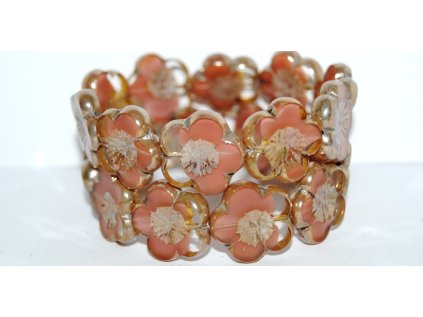 Table cut beads-Hibiscus 20mm