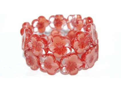 Table cut beads-Hibiscus 20mm