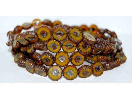 Table cut beads - Daisy 12mm