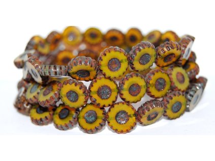 Table cut beads - Daisy 12mm