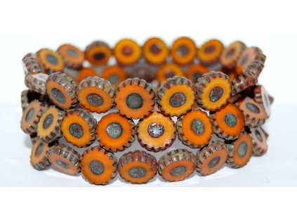 Table cut beads - Daisy 12mm