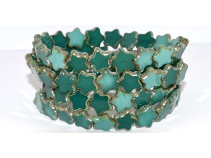 Table cut beads - Star -12mm