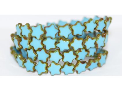 Table cut beads - Star -12mm