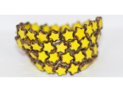 Table cut beads - Star -12mm