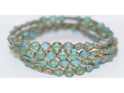 Table cut beads 9x8mm