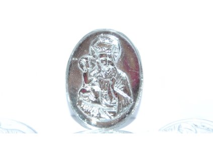 Cabochon -20x15mm- Religious motifinscription: VIEREEDE LOURDES