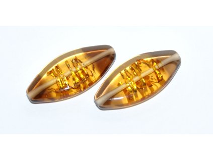 Lamp Beads - Oval 33x15mm