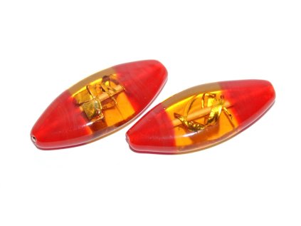 Lamp Beads - Oval 33x15mm