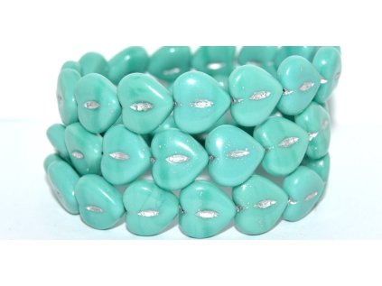 Hearts - 14x14mm - Pressed beads