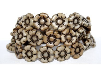 Flowers-5- 18mm - Pressed beads