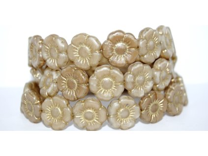 Flowers-5- 18mm - Pressed beads