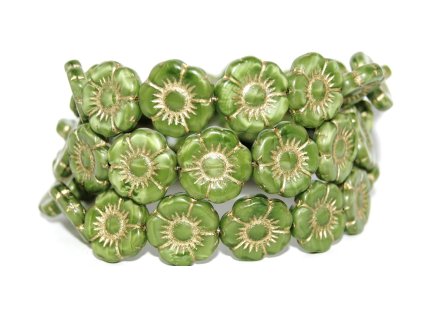 Flowers-5- 18mm - Pressed beads