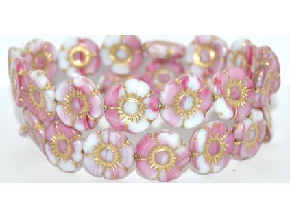 Flowers-5- 18mm - Pressed beads