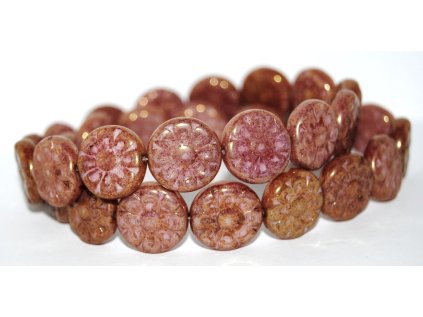 Flowers 8 - 18mm - Pressed beads