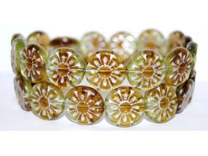 Flowers 8 - 18mm - Pressed beads