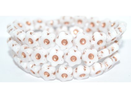 Flowers 11mm - pressed beads