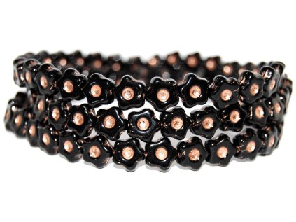 Flowers 11mm - pressed beads