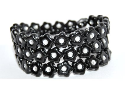 Flowers 11mm - pressed beads