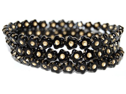 Flowers 11mm - pressed beads