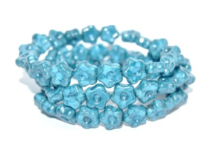 Flowers 11mm - pressed beads