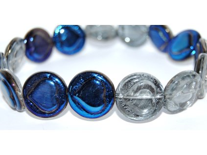 Pressed Beads - Hearts 21mm