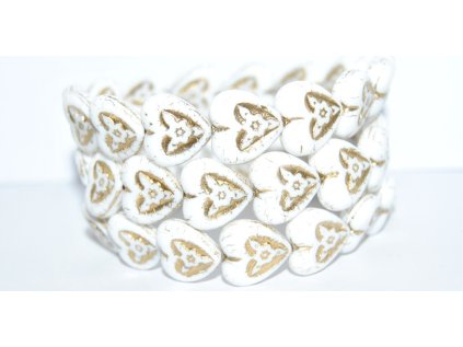 Hearts with Flowers 16x16mm