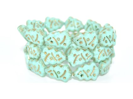 Christmas tree - beads 18x12mm