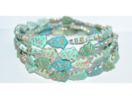 Christmas tree - beads 18x12mm