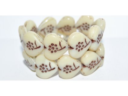 Hearts - beads 18x17mm