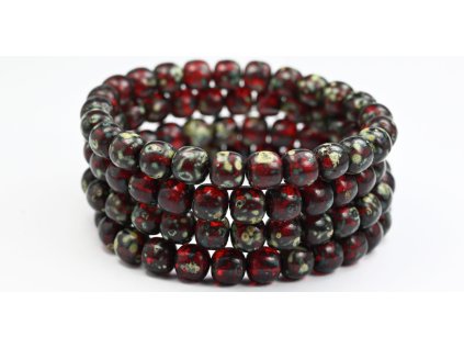 Pressed beads - 9x8mm