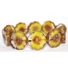 Hawaii flowers 22mm - Table cut beads