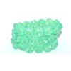 Hawaii flowers - 14mm - URANIUM GLASS