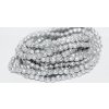 Shaped round beads 4mm