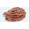 Shaped round beads 4mm