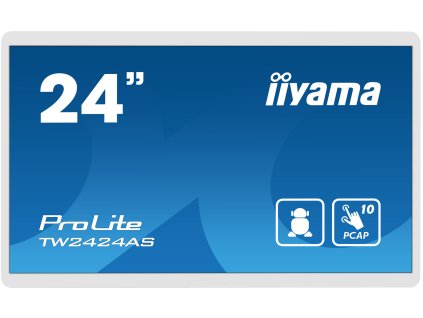 24" iiyama TW2424AS-W1: PCAP, Android 12, FHD