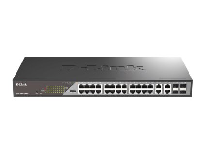 D-Link DSS-200G-28MP/E 28-Port Gigabit Ethernet PoE+ Surveillance Switch