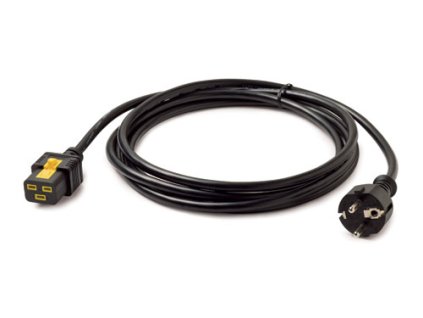 APC Power Cord, Locking C19 do CEE/7 Schuko, 3m