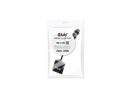 Club3D Active DisplayPort adaptér 1.2 na HDMI 2.0 4K60Hz UHD, 20 cm
