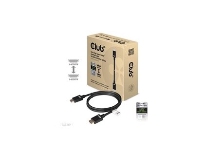 Club3D Kabel Ultra Rychlý HDMI™ Certifikovaný 4K 8K60Hz 48Gbps (M/M), 1m, 30 AWG