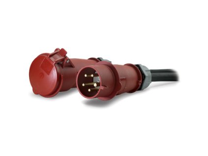 In-Line Current Meter, 32A, 230V, IEC309-32A 3-PH, 3P+N+G